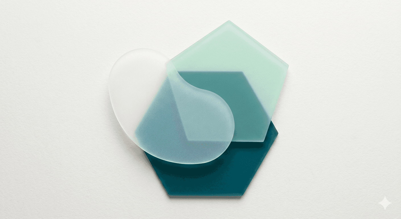 Abstract mint gradient titled More Than Just Recruitment